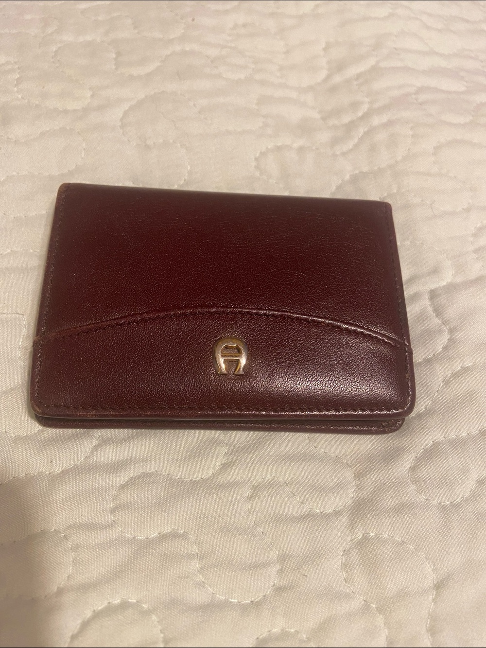 Eitenne aginer vintage card case